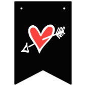 Bannière À Fanions Mariage Couple Biker personnalisé (Deuxième drapeau)