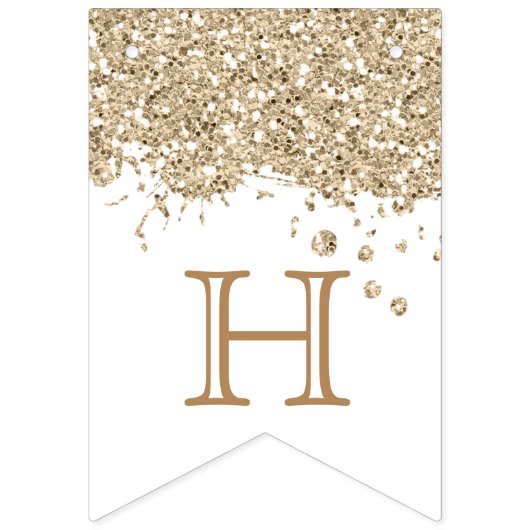 Bannière À Fanions Mariage de célébration de joyeux anniversaire de (Troisième drapeau)