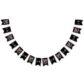 Bannière À Fanions Mariage de coeur d'amour personnalisé (Tout)