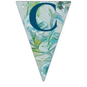Bannière À Fanions Mariage de style art nouveau Neige en Été (Premier drapeau)