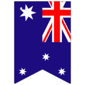 Bannière À Fanions Mariage international australien et anglais (Premier drapeau)