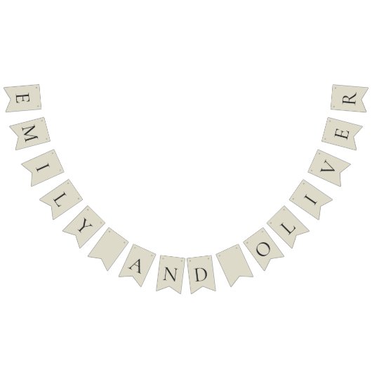 Bannière À Fanions Mariage Oyster Shells (Tout)