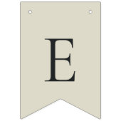 Bannière À Fanions Mariage Oyster Shells (Premier drapeau)