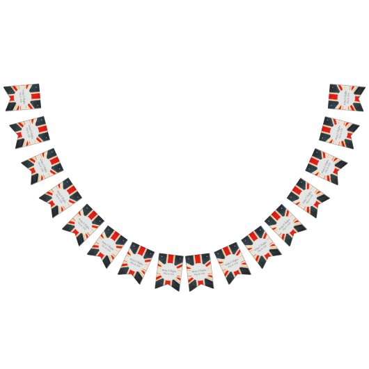 Bannière À Fanions Mariage royal Harry et Meghan Bunting Banner (Tout)