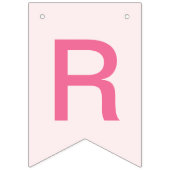 Bannière À Fanions Mariage Tropical Aloha (Troisième drapeau)