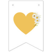 Bannière À Fanions Mariée à Bee Bumblebee Miel Fête des mariées sucré (Deuxième drapeau)