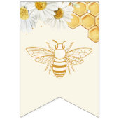 Bannière À Fanions Mariée à Bee Bumblebee Miel Fête des mariées sucré (Premier drapeau)