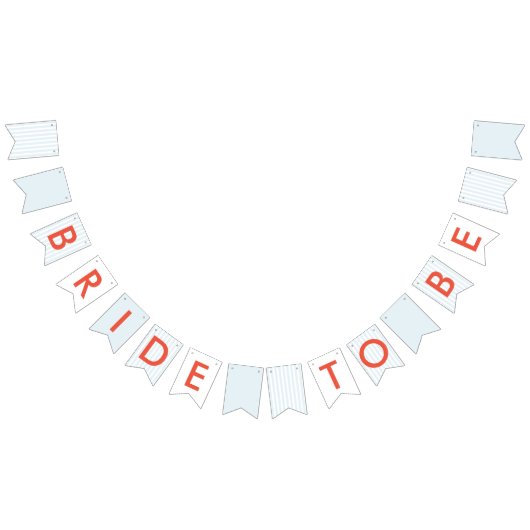 Bannière À Fanions Mariée À Être Rétro Bachelorette (Tout)