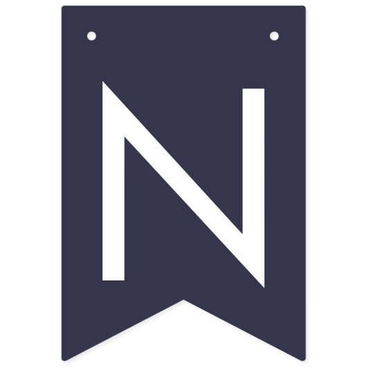 Bannière À Fanions Marine bleu floral ivoire Rose mariage fête BUNTIN (Qunizième drapeau)