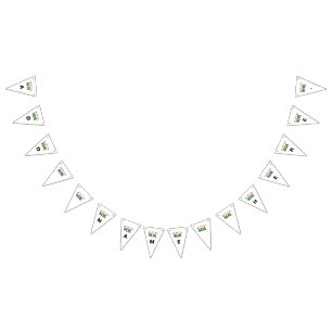 BANNIÈRE À FANIONS MARQUE BLANCHE MODERNE ET PERSONNALISABLE VÉRIFIÉE