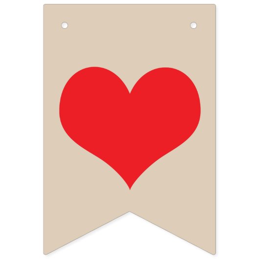 Bannière À Fanions ME MARIEZ-VOUS ? PROPOSITION DE MARIAGE - Couleur (Premier drapeau)