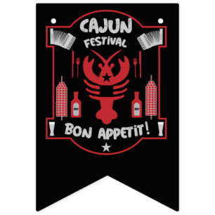 Bannière À Fanions Meilleurs cuisiniers cajuns   