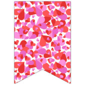 Bannière À Fanions Mélange Coeurs Confetti (Premier drapeau)