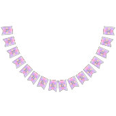 Bannière À Fanions Mermaid 2e anniversaire Modifier Modifier le texte (Tout)