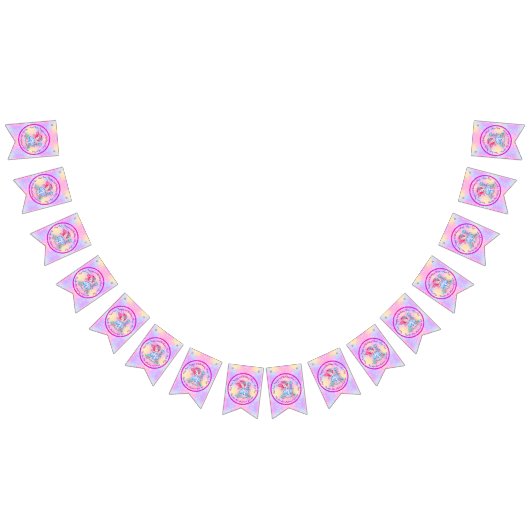 Bannière À Fanions Mermaid 3e anniversaire Modifier Modifier Modifier (Tout)