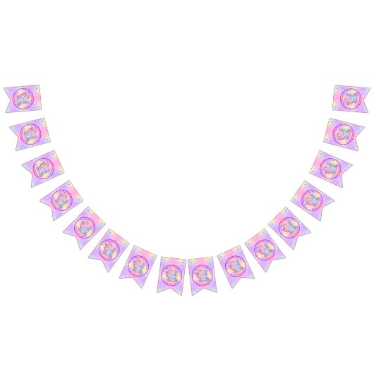 Bannière À Fanions Mermaid 4e anniversaire Modifier Modifier Modifier (Tout)