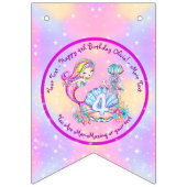 Bannière À Fanions Mermaid 4e anniversaire Modifier Modifier Modifier (Premier drapeau)
