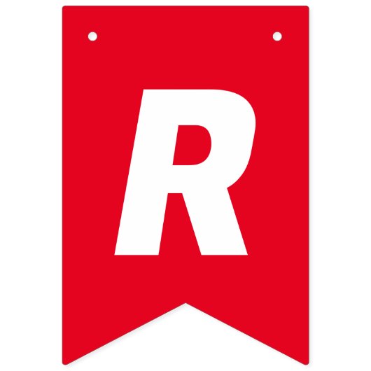 BANNIÈRE À FANIONS MERRY NOËL VERT ROUGE (Troisième drapeau)