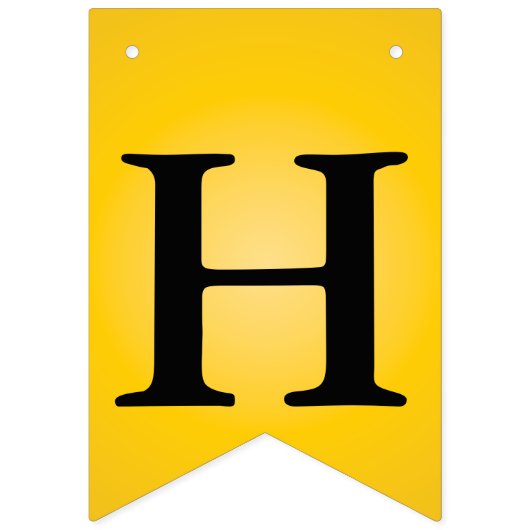 Bannière À Fanions Message d'anniversaire Abstrait Black Gold Extraor (Deuxième drapeau)