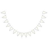 Bannière À Fanions Micro Cœurs Beurre Jaune - Blanc (Tout)
