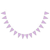 Bannière À Fanions Micro pois blanc - Lilas doux (Tout)