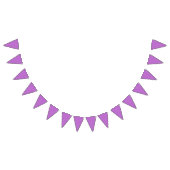 Bannière À Fanions Micro pois blanc - Orchidée violet (Tout)
