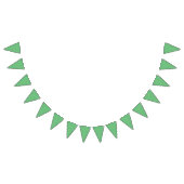 Bannière À Fanions Micro pois blanc - Vert d'été (Tout)