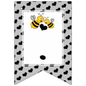 Bannière À Fanions Miel Bee, Baby shower (Deuxième drapeau)