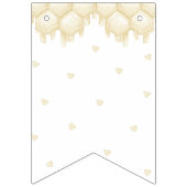 Bannière À Fanions Miel d'abeille jaune mignon Première abeille (Premier drapeau)