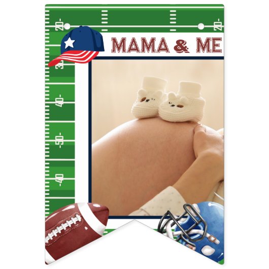 Bannière À Fanions Mignon 1er anniversaire 12 mois Photo Jeu de l'éta (Deuxième drapeau)