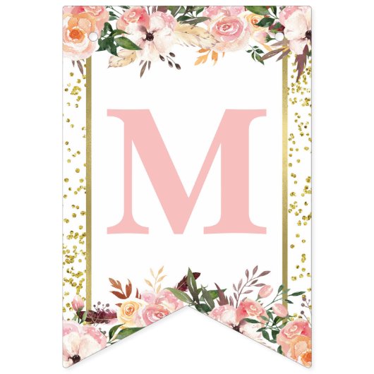 Bannière À Fanions Miss ONEderful First Birthday Banner (Deuxième drapeau)