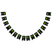 BANNIÈRE À FANIONS MODÈLE DE TEXTE D'IMAGE NOIRE SIMPLE ET MODERNE (Tout)