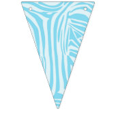 Bannière À Fanions Modèle Zèbre Bleu (Premier drapeau)