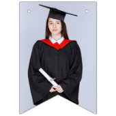 Bannière À Fanions Moderne Élégant Senior Green Thème Graduation (Premier drapeau)