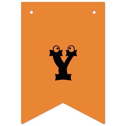 Bannière À Fanions Mon 1er Halloween mignon amis Éffrayants (Troisième drapeau)