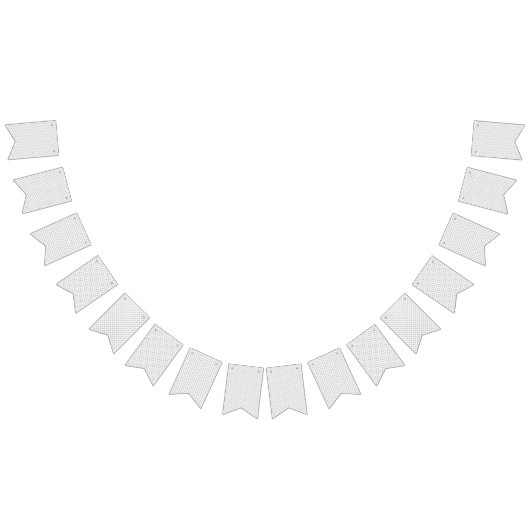 Bannière À Fanions Monochrome Geometric Texture|Seamless Diamond Look (Tout)