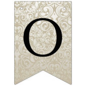 Bannière À Fanions Monogramme de gâteau mariage (Deuxième drapeau)