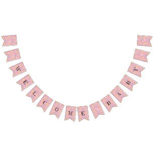 Bannière À Fanions Motif baby shower