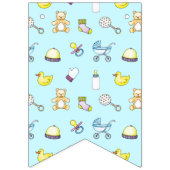 Bannière À Fanions Motif baby shower (Deuxième drapeau)