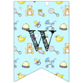 Bannière À Fanions Motif baby shower (Troisième drapeau)