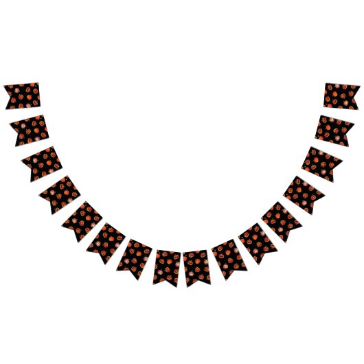 Bannière À Fanions motif citrouille (Tout)