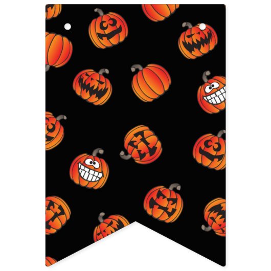 Bannière À Fanions motif citrouille (Deuxième drapeau)