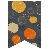 Bannière À Fanions motif citrouille (Deuxième drapeau)