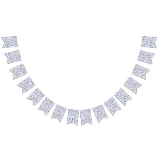 Bannière À Fanions Motif de fleurs (Tout)