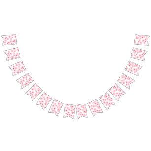 Bannière À Fanions Motif de fleurs
