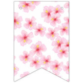 Bannière À Fanions Motif de fleurs (Troisième drapeau)