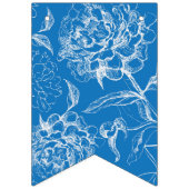 Bannière À Fanions Motif de fleurs (Troisième drapeau)