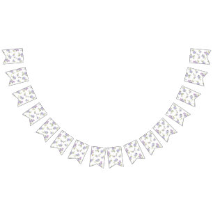Bannière À Fanions Motif de fleurs