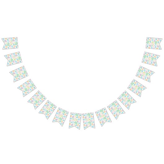 Bannière À Fanions Motif de livre (Tout)