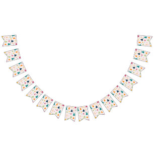 Bannière À Fanions Motif de Noël